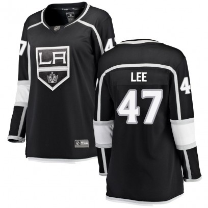 Women's Breakaway Los Angeles Kings Andre Lee Fanatics Branded Home Jersey - Black