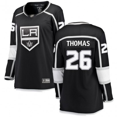 Women's Breakaway Los Angeles Kings Akil Thomas Fanatics Branded Home Jersey - Black