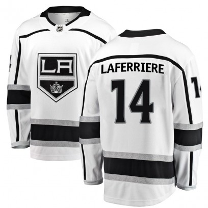 Men's Breakaway Los Angeles Kings Alex Laferriere Fanatics Branded Away Jersey - White