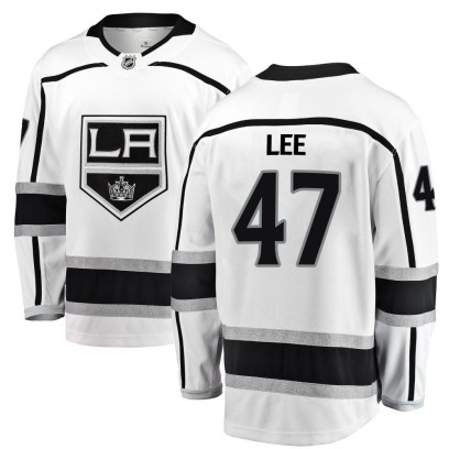 Men's Breakaway Los Angeles Kings Andre Lee Fanatics Branded Away Jersey - White