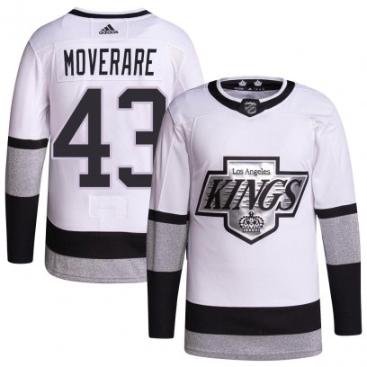 Youth Authentic Los Angeles Kings Jacob Moverare Adidas 2021/22 Alternate Primegreen Pro Player Jersey - White