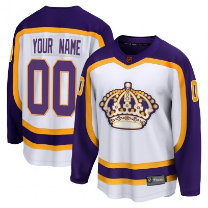 Men's Breakaway Los Angeles Kings Custom Fanatics Branded Custom Special Edition 2.0 Jersey - White