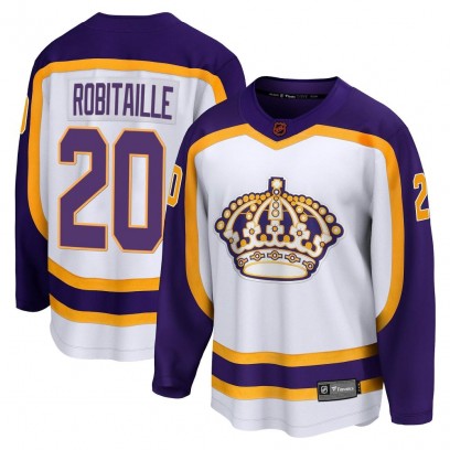 Men's Breakaway Los Angeles Kings Luc Robitaille Fanatics Branded Special Edition 2.0 Jersey - White