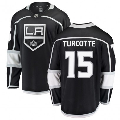 Youth Breakaway Los Angeles Kings Alex Turcotte Fanatics Branded Home Jersey - Black