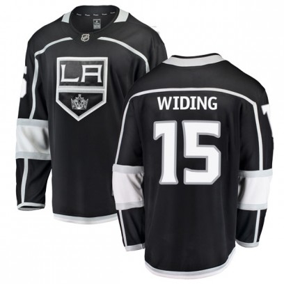 Youth Breakaway Los Angeles Kings Juha Widing Fanatics Branded Home Jersey - Black