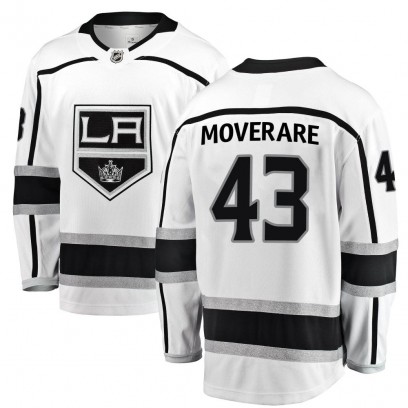 Youth Breakaway Los Angeles Kings Jacob Moverare Fanatics Branded Away Jersey - White