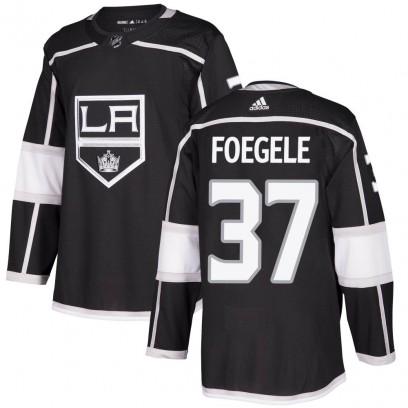 Youth Authentic Los Angeles Kings Warren Foegele Adidas Home Jersey - Black