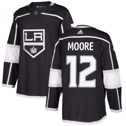 Youth Authentic Los Angeles Kings Trevor Moore Adidas Home Jersey - Black