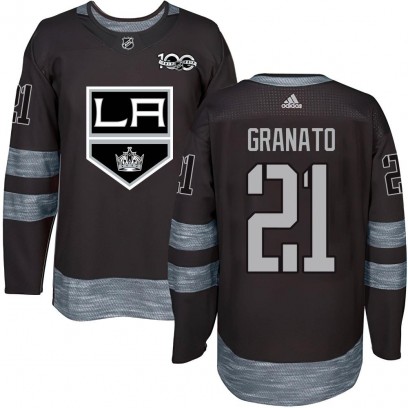 Men's Authentic Los Angeles Kings Tony Granato 1917-2017 100th Anniversary Jersey - Black