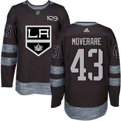 Men's Authentic Los Angeles Kings Jacob Moverare 1917-2017 100th Anniversary Jersey - Black