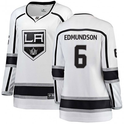 Women's Breakaway Los Angeles Kings Joel Edmundson Fanatics Branded Away Jersey - White