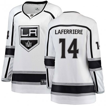 Women's Breakaway Los Angeles Kings Alex Laferriere Fanatics Branded Away Jersey - White