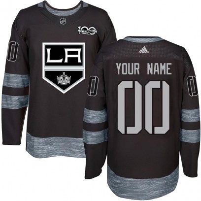 Youth Authentic Los Angeles Kings Custom Custom 1917-2017 100th Anniversary Jersey - Black