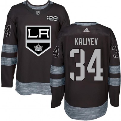 Youth Authentic Los Angeles Kings Arthur Kaliyev 1917-2017 100th Anniversary Jersey - Black