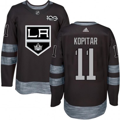 Youth Authentic Los Angeles Kings Anze Kopitar 1917-2017 100th Anniversary Jersey - Black