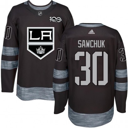 Youth Authentic Los Angeles Kings Terry Sawchuk 1917-2017 100th Anniversary Jersey - Black