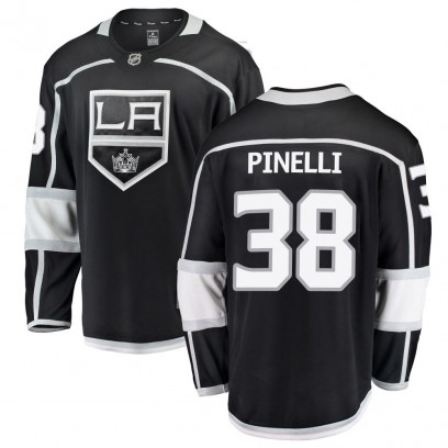 Men's Breakaway Los Angeles Kings Francesco Pinelli Fanatics Branded Home Jersey - Black