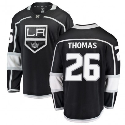 Men's Breakaway Los Angeles Kings Akil Thomas Fanatics Branded Home Jersey - Black